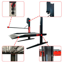 Load image into Gallery viewer, Katool KT-P2700 6600 lbs Two-Post Platform Parking Lift