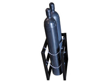 Load image into Gallery viewer, 1 Wide by 2 Deep, Gas Cylinder Barricade Rack, 2 Cylinder Capacity - 35084