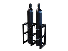 Load image into Gallery viewer, 2 Wide by 1 Deep, Gas Cylinder Storage Rack, 2 Cylinder Capacity, Steel  - 35100