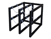Load image into Gallery viewer, 2 Wide by 3 Deep, Gas Cylinder Storage Rack, 6 Cylinder Capacity, Steel - 35112