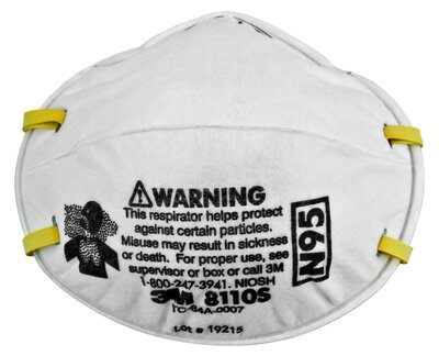 3M™ 8110S N95 Particulate Respirator - 20/BX