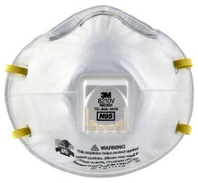 Load image into Gallery viewer, 3M™ Particulate Respirator 8210V, N95 with 3M™ Cool Flow™ Valve - 10/BX