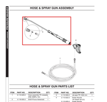 Load image into Gallery viewer, Kärcher 4.112-000.0 Jet Pipe Tr 1050 Mm - highlighted in parts diagram