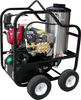 Pressure-Pro Hot Shot 4000 PSI @ 4.0 GPM HP Pump 4 Wheel Portable Belt Drive Gas Honda Engine Hot Water Pressure Washer - 12V Models