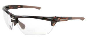 MCR Safety Dominator™ DM3 Readers - Cheaters - Magnifiers - Readers - Tortoise - Clear +2.5 - 1/EA