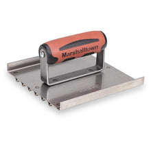 Load image into Gallery viewer, Marshalltown 4282D 6 X 6 SS Safety Groover-6 Grooves-1/8" Rad-DS Hdl (6/Pack)