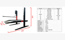 Load image into Gallery viewer, Katool KT-P2700 6600 lbs Two-Post Platform Parking Lift