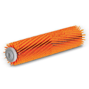 Karcher 4.762-406.0 Cylindrical Orange Brush, High-Low Bristles For Cleaning All Grouted Surface Floors