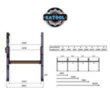 Load image into Gallery viewer, Katool KT-P2700 6600 lbs Two-Post Platform Parking Lift