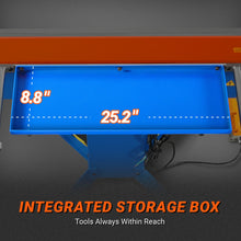 Load image into Gallery viewer, MechMaxx 48'' Industrial Magnetic Pan and BOX Heavy Duty Sheet Metal Brake 20 Gauge Capacity Shear Press Brake, MSMB1250E
