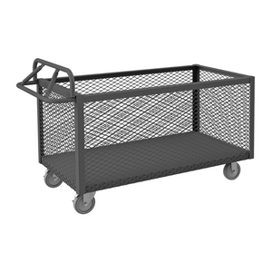 Durham 4STE-EX-3048-5PU-95 4 Sided Mesh Box Truck, Ergonomic Handle, 48 X 30