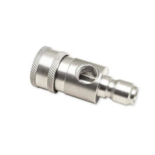 Load image into Gallery viewer, MTM Hydro Stainless Top Mount Pressure Gauge Fitting with Port