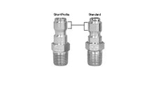 Load image into Gallery viewer, MTM Hydro Plated Steel 1/4&quot; QC Male Plug - Low Profile