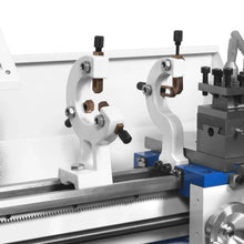 Load image into Gallery viewer, MechMaxx 1.5‘’ Spindle Bore Metal Lathe Machine with DRO 8'' x 16'' High Precision Brushless Motor Mini 1.5HP Benchtop 0-2500 RPM Variable Speed Metal Working Machine 1.5‘’ Spindle Bore Small Lathe wi