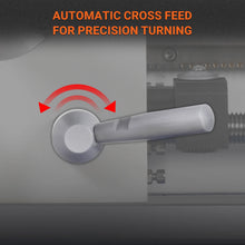 Load image into Gallery viewer, MechMaxx 1.5‘’ Spindle Bore Metal Lathe Machine with DRO 8'' x 16'' High Precision Brushless Motor Mini 1.5HP Benchtop 0-2500 RPM Variable Speed Metal Working Machine 1.5‘’ Spindle Bore Small Lathe wi