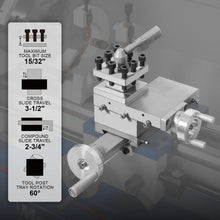 Load image into Gallery viewer, MechMaxx 1.5‘’ Spindle Bore Metal Lathe Machine with DRO 8'' x 16'' High Precision Brushless Motor Mini 1.5HP Benchtop 0-2500 RPM Variable Speed Metal Working Machine 1.5‘’ Spindle Bore Small Lathe wi