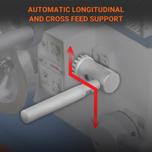 Load image into Gallery viewer, MechMaxx 1.5‘’ Spindle Bore Metal Lathe Machine with DRO 10'' x 30'' High Precision Benchtop 0-2000 RPM Variable Speed Metal Working Machine 1.5HP Small Lathe without Stand 1030VD