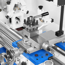 Load image into Gallery viewer, MechMaxx 13" x 37" Industrial Heavy Duty Bench Metal Lathe 1.5HP/1100W Metal Working Lathe High Precision 64-1500 RPM Variable Speed with Four-axis sliding system 1337G4