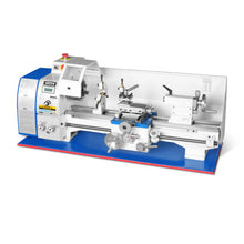 Load image into Gallery viewer, MechMaxx 10'' x 22'' Industrial Metal Lathe Machine High Precision Benchtop 1.5HP Brushless Motor 0-2000 RPM Variable Speed Metal Working Machine Small Lathe without Stand 1022V