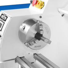 Load image into Gallery viewer, MechMaxx 10'' x 22'' Industrial Metal Lathe Machine with DRO High Precision Benchtop 1.5HP Brushless Motor 0-2000 RPM Variable Speed Metal Working Machine Small Lathe without Stand 1022VD