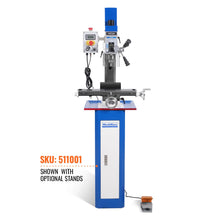 Load image into Gallery viewer, MechMaxx 6"x20'' Benchtop Mill Drill Machine, Variable Speed, R8 Spindle, 1 HP, 110V, Brushless Motor Compact Milling Drilling Tool for Garage Shop, DIY Metalworking without Stand VM18L