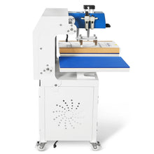 Load image into Gallery viewer, MechMaxx 16x24 Inch Commercial Pneumatic Dual Platen Heat Press - Auto Lift Sublimation Transfer Machine with Storage Base Cabinet (110V 1650W)