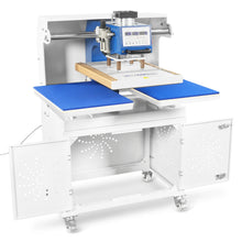 Load image into Gallery viewer, MechMaxx 16x24 Inch Commercial Pneumatic Dual Platen Heat Press - Auto Lift Sublimation Transfer Machine with Storage Base Cabinet (110V 1650W)