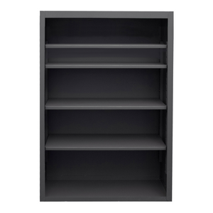 Durham 5015-4S-95 Enclosed Shelving, 12 Gauge, 4 Shelves, 48 X 24 X 72