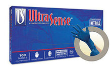 Load image into Gallery viewer, Ansell MICROFLEX® UltraSense® US-220 Blue Fully Textured Latex Gloves - 100Pr/Bx