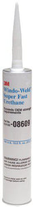 3M Windo-Weld™ Super Fast Urethane Adhesive, 10.5 fl oz, Cartridge, Black