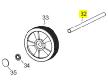 Load image into Gallery viewer, Replacement Heater Wheel Axle for Flame 115 Heater