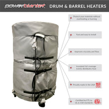 Load image into Gallery viewer, High-Temp Drum Heater for 55 Gallon Drums, Adjustable Thermostat, 240V