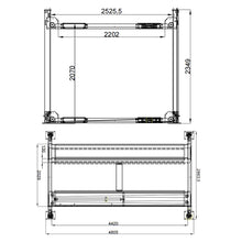 Load image into Gallery viewer, Katool KT-4H950 9500 lbs Four Post Parking Lift with Casters