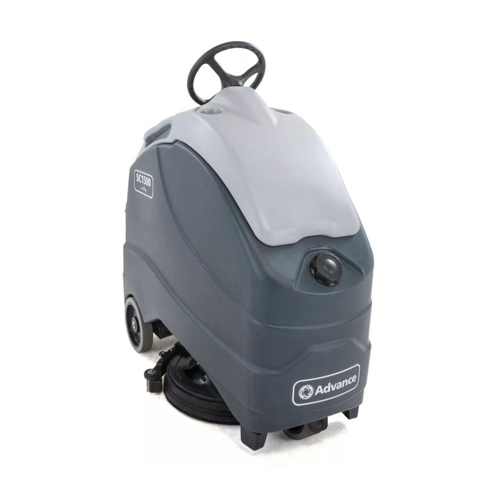 Advance 56104010 SC1500™ 20D Disc EcoFlex™ Four 208 Ah wet batteries, onboard charger and pad holder, Scrubber