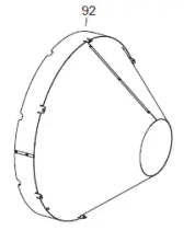 Load image into Gallery viewer, Intermediate Cone Replacement Part for Fire 155 Heater