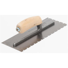 Load image into Gallery viewer, Marshalltown 5705S 11 X 4 1/2 Notched Trowel3/16 X 3/16 X 5/8 UWood Handle (6/Pack)