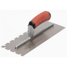 Load image into Gallery viewer, Marshalltown 5707SD 11 X 4 1/2 Notched Trowel5/16 X 5/16 X 3/4 UDuraSoft Handle (6/Pack)