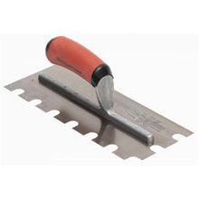 Load image into Gallery viewer, Marshalltown 5708SD 11 X 4 1/2 Notched Trowel5/8 X 5/8 X 1 UDuraSoft Handle (6/Pack)