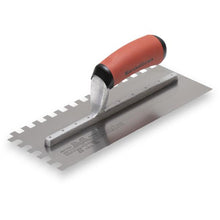 Load image into Gallery viewer, Marshalltown 5779SD Notch Trowel-3/8 X 3/8 X 3/8 SQ-DuraSoft Hdle (6/Pack)