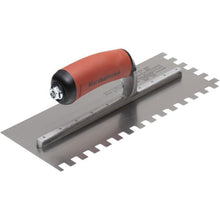Load image into Gallery viewer, Marshalltown 5779SD Notch Trowel-3/8 X 3/8 X 3/8 SQ-DuraSoft Hdle (6/Pack)