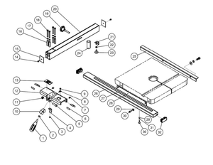 Jet Tools - Rip Fence For 14" Vertical Bandsaws