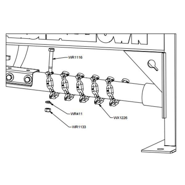 Marshalltown KIT, TOW POLE HARDWARE - All MP Mixers