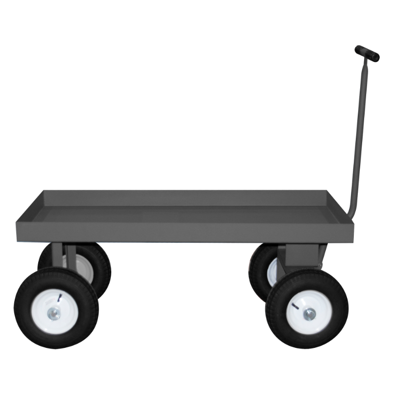 Durham 5WT3-3060-LU-12PN-95 5Th Wheel Platform Truck, 3″ Lips Up, 30 X 62-1/4 X 43-1/8