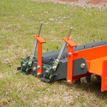 Load image into Gallery viewer, MechMaxx 60" Heavy Duty Soil Pulverizer, Double Spiked Roller, 21 Shanks, Category 1 and 2, 3 Point Hitch Tractor Attachment, TSP60D