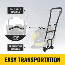 Load image into Gallery viewer, MechMaxx 5.8 HP Vibratory Plate Compactor with Wheel Kit, 3150 lb Centrifugal Force for Soil, Gravel, Asphalt and Paver Base, PC80Z