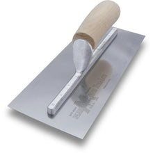 Load image into Gallery viewer, Marshalltown MXS4SS Bright Stainless Steel Finishing Trowels Wood 11 1⁄2 In (292 Mm) 4 3⁄4 In (121 Mm)