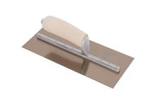 Load image into Gallery viewer, Marshalltown MXS4GS Golden Stainless Steel Finishing Trowels 11 1⁄2 In (292 Mm) 4 3⁄4 In (121 Mm) Wood