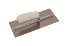 Load image into Gallery viewer, Marshalltown MXS3GS Golden Stainless Steel Finishing Trowels 11 In (279 Mm) 4 3⁄4 In (121 Mm) Wood