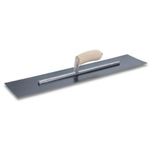 Load image into Gallery viewer, Marshalltown MXS224B Blue Steel Finishing Trowels Wood Curved 22 In (559 Mm) 4 In (102 Mm)