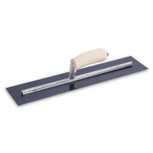 Load image into Gallery viewer, Marshalltown MXS815B Blue Steel Finishing Trowels Wood Curved 18 In (457 Mm)  5 In (127 Mm)